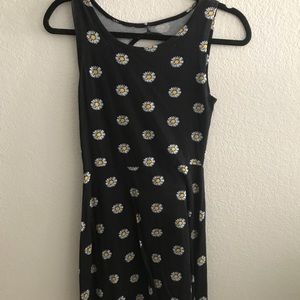 Sunflower open back dress